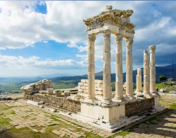 Acropolis of ancient Pergamum and Asclepion medical center